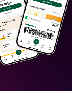 Redesigned 7-Eleven home screen mockups