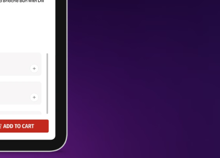 Raise the Roost kiosk product detail screen